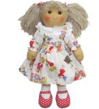 Rag Doll with Girls at Play Dress