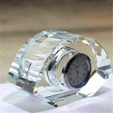 Fan-Shiped Crystal Clock for Home Decoration
