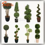 Artificial Garden Grass Buxus Balls Boxwood Topiary Trees Pots Plants