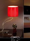 Red Lampshade Modern Lighting Table Light Decoration (6411-1B)