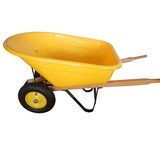 Two Wheel Plastic Tray Large Wheel Barrow