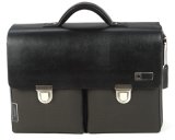 High Grade PU Microfiber Men Briefcase Computer Bag (113-69501)