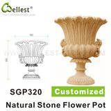 Limestone/Bluestone/Sandstone/Grantie/Marble Garden Port Flower Pot and Plant Pot