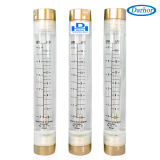 Brass Fittings Blue White Type Pipe Flow Meter