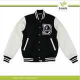 Custom Fashion Embroidery Unisex Cotton Varsity Jacket (KY-H100)