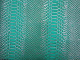 Snake Pattern Synthetic Leather for Bags and Shoes (HX1424)
