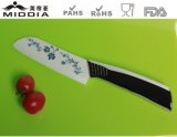 Durable Zirconia Ceramic Printed Blade Santoku Knife at 5 Inch