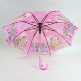 19inch Fashion Straight Heat Transfer Print Umbrella for Kid