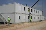 Container Office/Prefabricated Office Building on Site