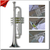 Silver Plated Bb Key Trumpet