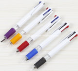 Muti-Functional Tricolor Promotion Plastic Pen with Logo