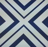 Blue Indian Glazed Porcelain Tile20*20cm