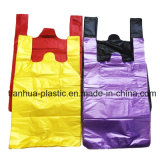 Printed PE Shopping Promotion Vest Plastic Packing Bags