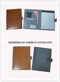 2015 PU Leather Hard Cover Notebook with Color Paper (SDB-1198)