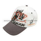 White Color Ktm Model Racing Hat for Motorcycle Riders (MA011)