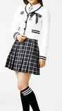 2014 Fashionable High School Uniforms for Girls (Uniform130004)