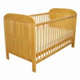 EU Safety Standard Wooden Convertible Adult Baby Cot/Crib (BC-008)