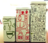 Tea Tin Set for Storage, Biscuit Box, Chocolate Box