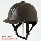 Vg1 Standard Horse Riding Helmet with Diamond Decoration