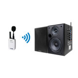 Professional Wireless Mini Microphone and Black Speaker System