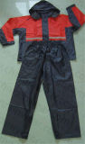 Waterproof PVC Safety Rain Suit with Reflective Tape