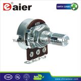 Single Short Shank 100k Rotary Potentiometer with Switch