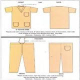 Ly Polyester Cotton Scrub Suit -Hospital Uniform