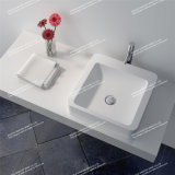 Modern Design Solid Surface Bathroom Mineral Casting Wash Basin/Sink (JZ9011)