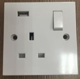 13A Electrical Switch Socket with 1USB Port