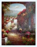 Oil Painting - Garden scene