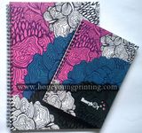 Glossy Lamination Custom Spiral Notebook