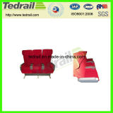 High-Quality Train Seat First Class Three Seats Red