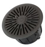 Plastic Floor Swirl Diffuser with Removable Core