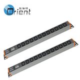 IEC C13 PDU 12 Outlet with Current & Voltage Display