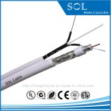 Indoor Communication GJXH Optical Fiber Cable & RG6 Coaxial Cable