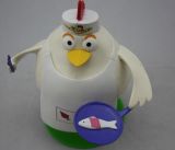 Custome Made 3D Plastic Chicken Chef Figure Toy