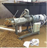 Screw Press Cow Manure Dewater Machine /Pig Manure Seperating Cleaning Machine