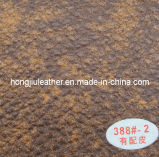 Golden Alternating with Brownness Thick Sipi Leather for Sofa