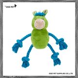 Plush and Twist Rope Dog Toy