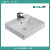 Countertop Artistic Sink, Modern Rectangular Bathroom Sink (HJ-1269)