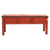 Chinese Antique - Bench with Drawers