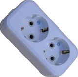 Earthed Socket Outlet 2 Gang (HXZ0303L)