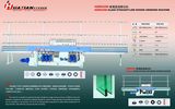 9 Wheels Manual Flat Glass Straight Line Edging Machine