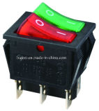 Two Button on off Red Green 6pins Machine Switch