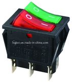 Two Button on off Red Green 6pins Machine Switch