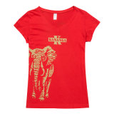Fashion V Neck T-Shirts for Women Clothes (TS006W)