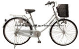 Silver Beautiful City Bicycle with Plastic Saddle (SH-CB124)