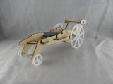 Solar Plywood Mini Racing Car, Child DIY Educational Toy