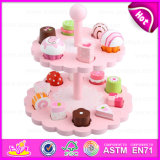 New Exotic Products Creative Wooden Cake Toy, Two Layers Wooden Kitchen Sets Kids Cake Toy Toy W10b135