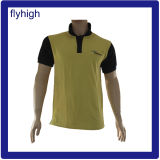 High Quality Patched Logo Embroidery Fashion Polo Shirt